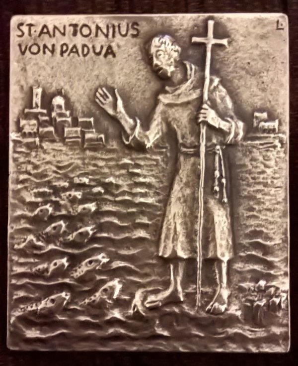 Heiligenrelief St. Antonius von Padua